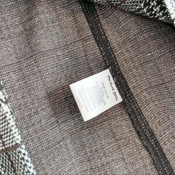 NWT Michael Stars | Plaid Blazer Small - Picture 5 of 7